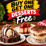 Buy one Get One Dessert Free - Only for Desserts
